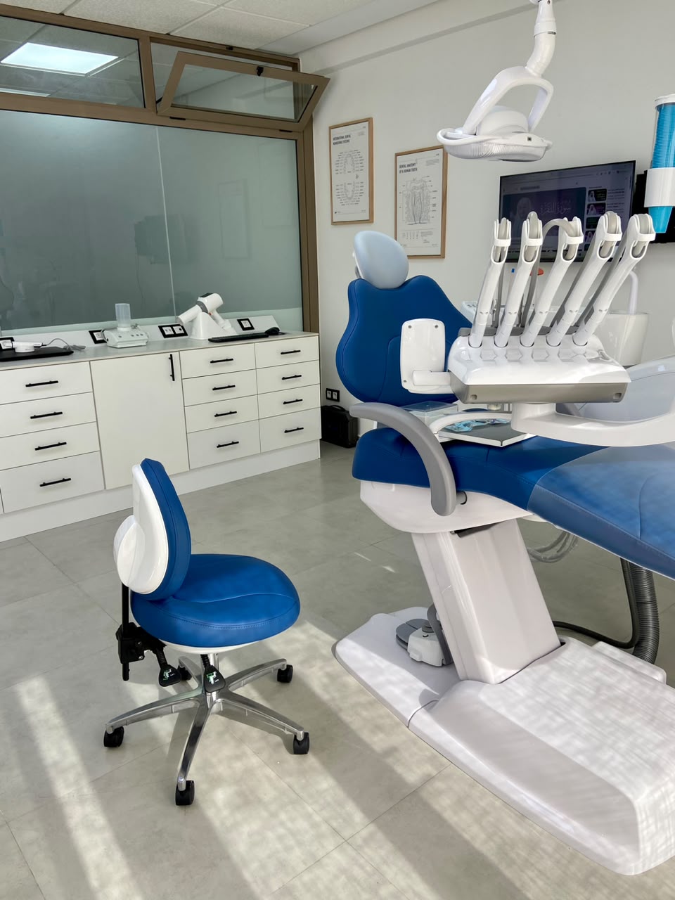 Le fauteuil de soins du cabinet ORIA